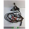 Image 1 : Booster Cables and Black & Decker Drill - As Is