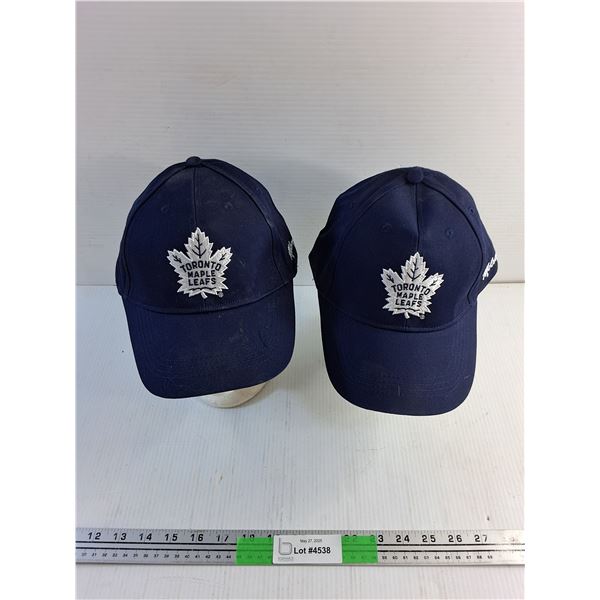 (2) Toronto Maple Leafs Caps