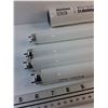 Image 2 : (4) Osram Fluorescent Lights 28" and Aluminum Screen