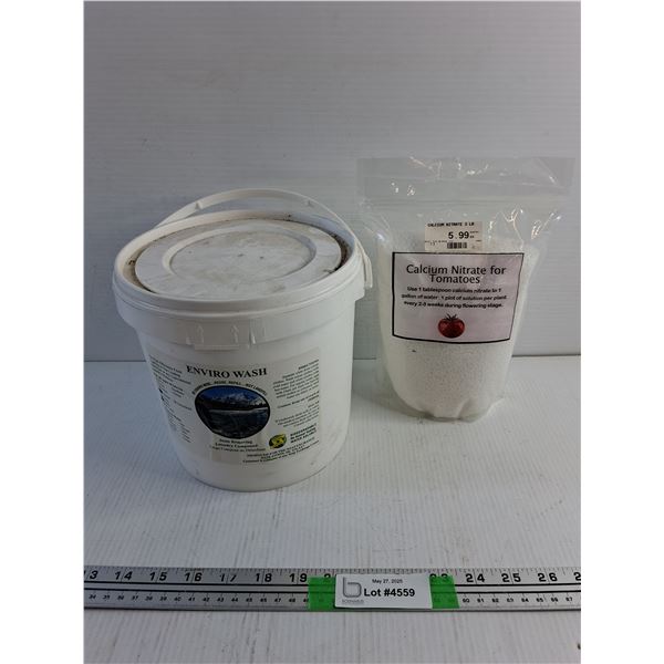 Calcium Nitrate for Tomatoes and Stain Removing Laundry Compound