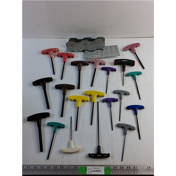 T Allen Wrenches and Angle Brackets