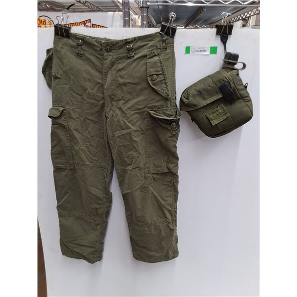 Combat Pants - Size S and US Water Flask