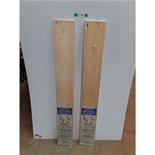 *(2) Laminated Pine Woodworking Panels - Cannot Ship