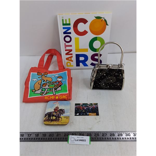 RCMP Souvenirs, Child's Colors Book, Hand Purse
