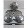 Image 1 : (5) Vintage Volkswagen Wheel Caps - 10" Dia