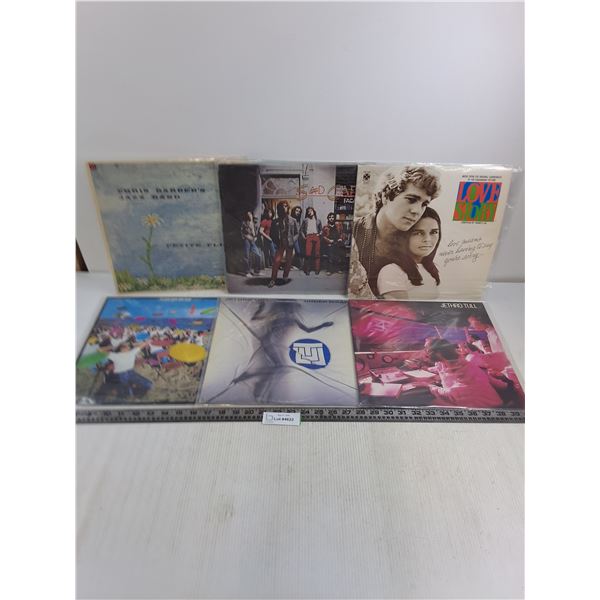 (6) Vinyl Records (Chris Barber, Jethro Tull, Sad Cafe)