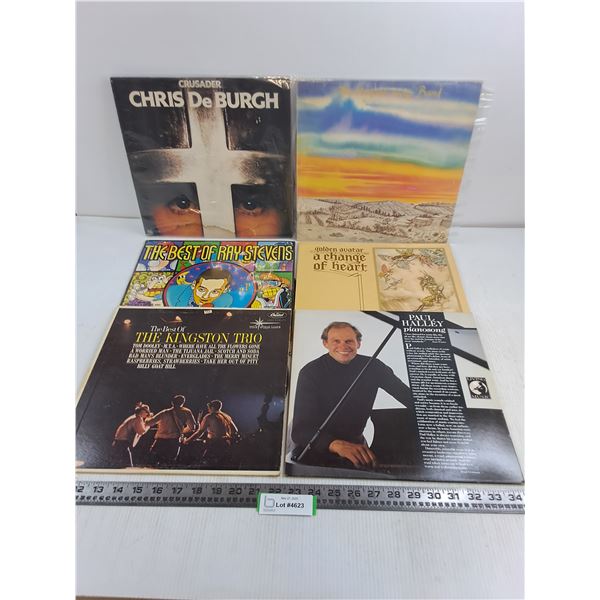 (6) Vinyl Records (Chris DeBurgh, Golden Avatar, Ray Stevens)