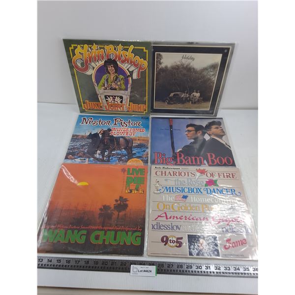 (6) Vinyl Records (Big Bam Boo, Eric Robertson, Holiday)