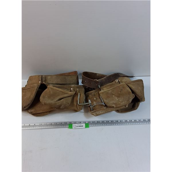 (2) Leather Tool Belts
