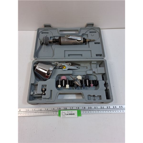 Air Die Grinder w/Accessories & Case - Untested