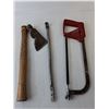 Image 2 : Tool Lot- Handsaw, File, Ball Pein Hammer- As Is, Misc.