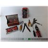 Image 1 : Tool Lot- Socket Set, Wire Stripper, Pliers, Misc.