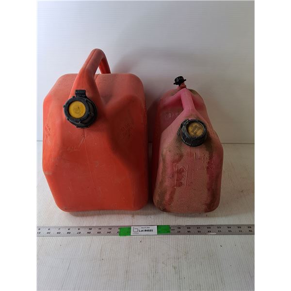 (2) Jerry Cans- 2 1/2 & 53 Gallons, Cannot Ship