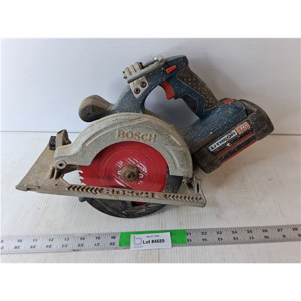 Bosch Circular Saw with Battery- As Is
