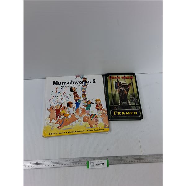 (2) Books - Munschworks 2 The Second Munsch Treasury, Framed