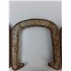 Image 4 : (4) Metal Competitor Horseshoes