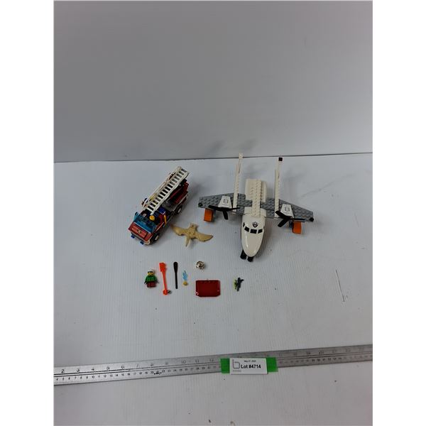 Assorted Lego, Coast Guard Plane, FireTruck
