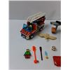 Image 2 : Assorted Lego, Coast Guard Plane, FireTruck