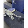 Image 3 : # Swarovski Crystal - Cougar Figurine w/Box & Certificate - 5.5" x 2.5"
