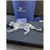 Image 4 : # Swarovski Crystal - Cougar Figurine w/Box & Certificate - 5.5" x 2.5"
