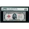 Image 1 : 1928 $5 STAR Legal Tender Note PMG 63