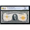 1922 $10 Gold Certificate PCGS 64