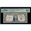 Image 1 : 1935A $1 Hawaii Silver Certificate PMG 65EPQ