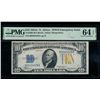 1934A N Africa Silver Certificate PMG 64EPQ
