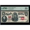 Image 1 : 1907 $5 Legal Tender PMG 55
