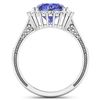 Image 4 : 14KT White Gold 2.57ctw Tanzanite and Diamond Ring