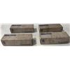Image 2 : (4) Blue-White #F-44375LE-8 Flowmeters
