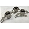 Image 1 : Lot of (3) OPW Kamlok Locking Autolok Couplers 2-#733-DL 1-1/2" SST & 1-#150-D 316