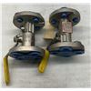 Image 1 : (2) Conbraco Ind. #8710301 Flanged Ball Valves