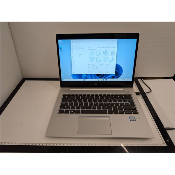 HP ELITEBOOK 830 G5 14" i7-8550u (CÂBLE D'ALIMENTATION MANQUANT)