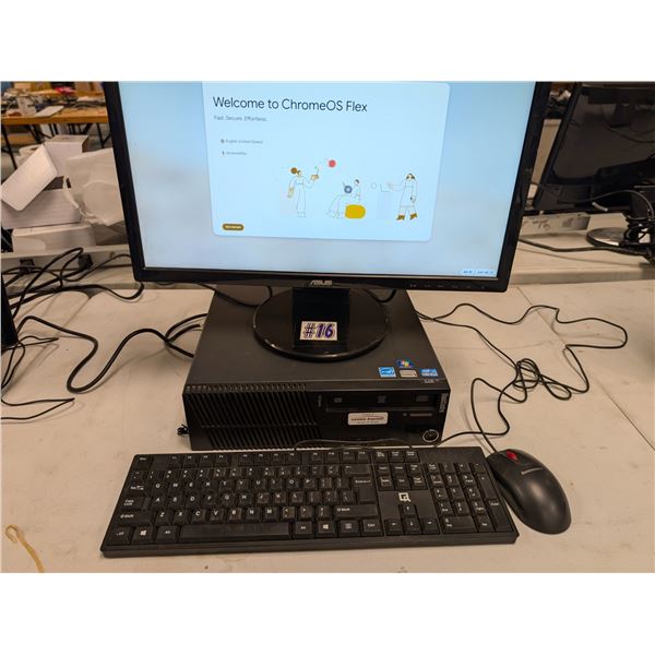 LENOVO THINK CENTRE M92p i5-3550 22" ECRAN