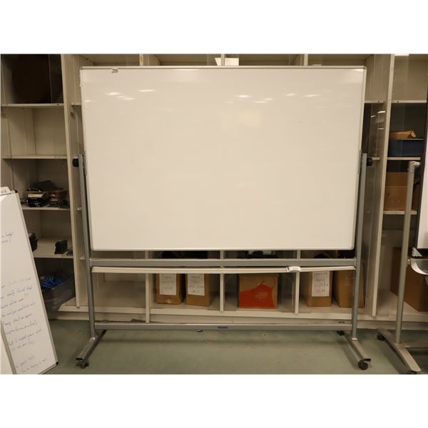 TABLEAU BLANC MOBILE MAGNÉTIQUE DOUBLE FACE 72"x48"