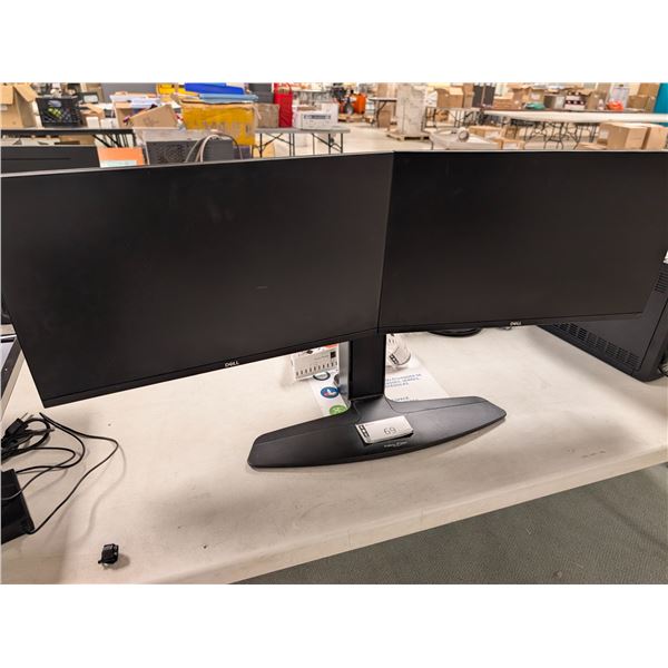 DOUBLE ÉCRANS 24" DELL P2419H SUR SUPPORT DOUBLE