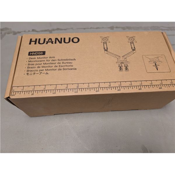 BRAS POUR MONITEUR DE BUREAU (DOUBLE) HUANUO HND56 *NEUF*