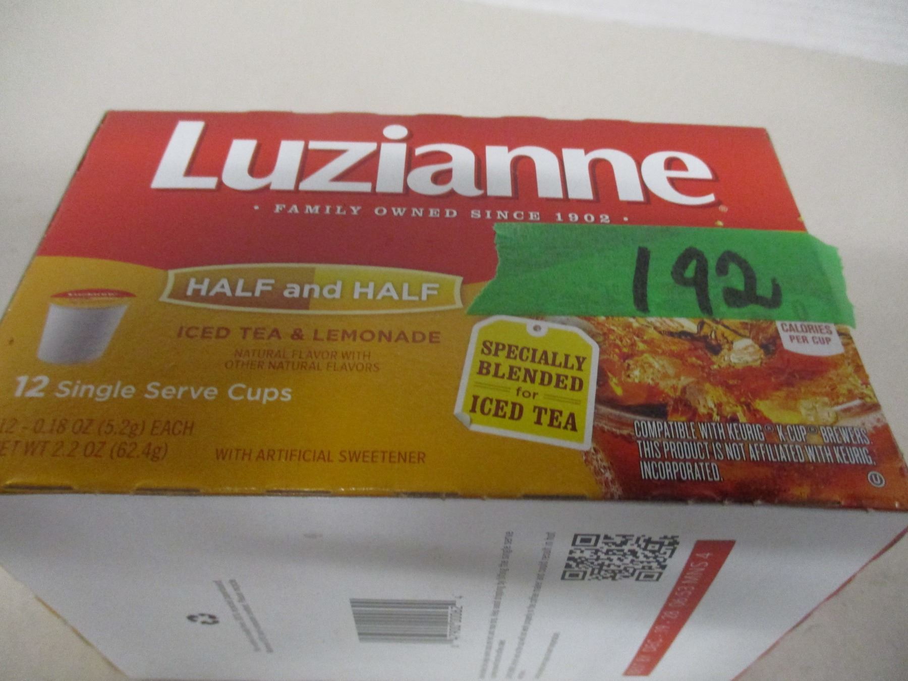 FREIGHT DAMAGE (AS IS): ICE TEA & LEMONADE DRINK (12 K-CUPS) - BOX
