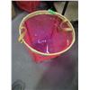 Image 4 : NEW:  ROUND VINYL HAMPER (APPROX. 19 X 19")