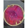 Image 2 : NEW:  ROUND VINYL HAMPER (APPROX. 19 X 19")