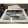 Image 1 : FRAMED PICTURE OF SHIPS (APPROX. 31 X 36")