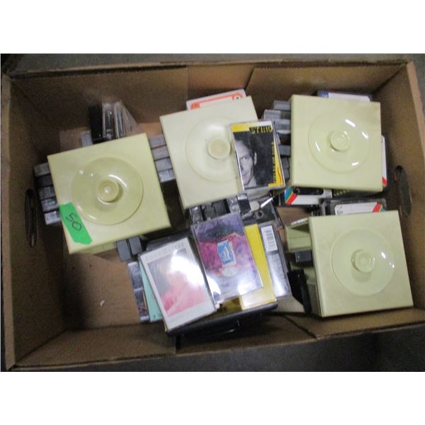 BOX C/W CASSETTES & HOLDERS