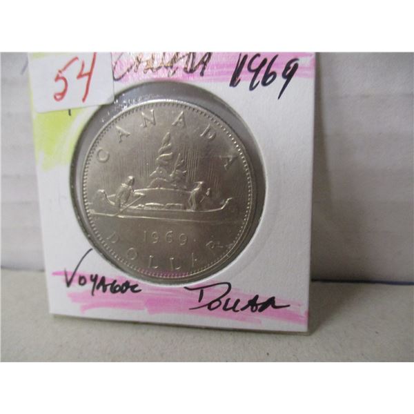 1969 CANADA VOYAGER DOLLAR