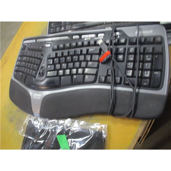 SEIZURE (AS IS):  BOX C/W 4 KEYBOARDS