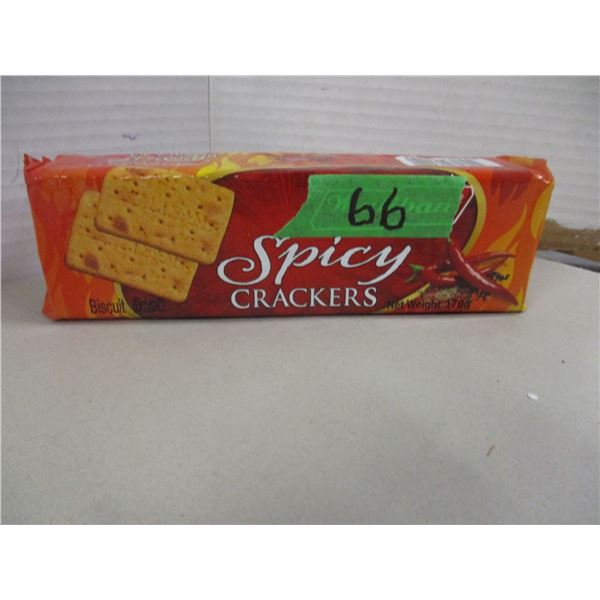 FREIGHT DAMAGE (AS IS):  SPICY CRACKERS (170G) - PACKAGE