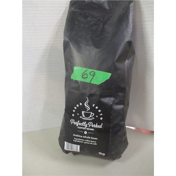 FREIGHT DAMAGE (AS IS):  WHOE BEAN COFFFE BEANS (1 KG) - BAG