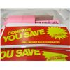 Image 2 : ESTATE:  PLASTIC TOTE WITH PAPER SIGNS