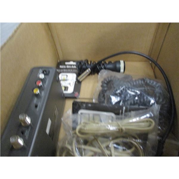 SEIZURE (AS IS):  BOX C/W APPROX 9 VARIOUS COMPUTER ITEMS