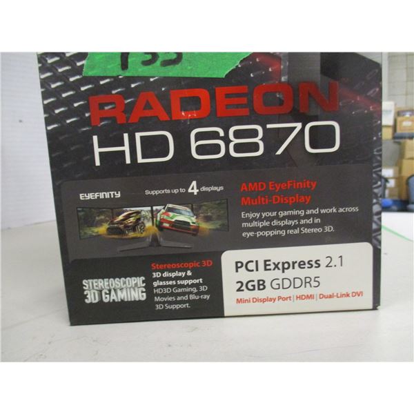 SEIZURE (AS IS):  RADEON HD6870